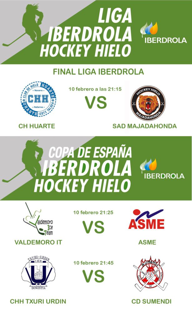 , Majadahonda y Huarte se disputan el título de la Liga Iberdrola, Real Federación Española Deportes de Hielo