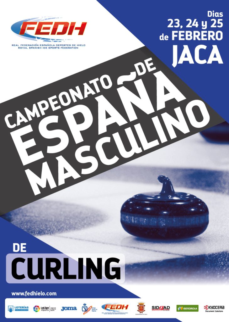 , Empiezan los Campeonatos de España de 1ª División de Curling de 2018, Real Federación Española Deportes de Hielo